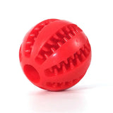 Dog Food Ball Pet Dog Toy Interactive Rubber Balls for Small Large Dogs Puppy Cat Chewing Toys Pet Tooth Cleaning