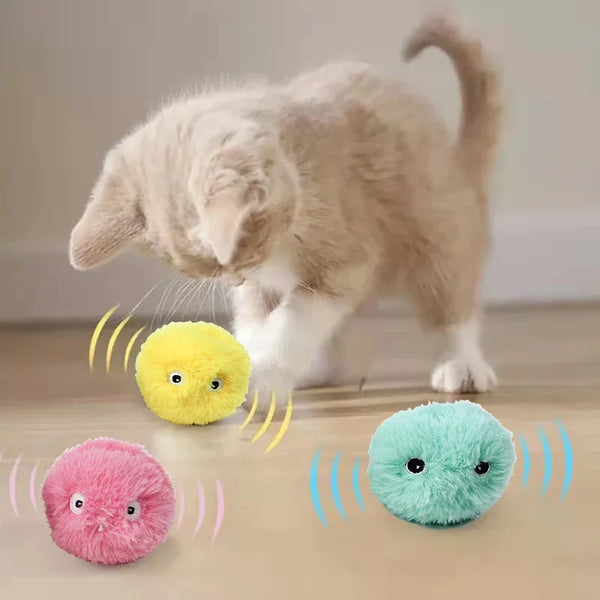 Smart Cat Toys Plush Electric Catnip Training Toy