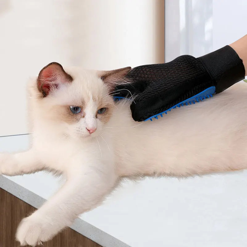 Pet Grooming Glove Cats/Dogs Brush Rabbit Comb Grooming Brush Bath Cleaning Glove Pet Hair Removal Deshedding Brush Glove