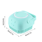 Pet Bathing Brush Soft Silicone Massager Shower Gel Bathing Brush Clean Tools Comb Dog Cat Cleaning Grooming Supplies