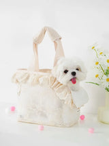 Onecute Puppy Carrier Dog Walking Pets  Accessories Bags Lace Handheld Shoulder for Cute Chihuahua Products