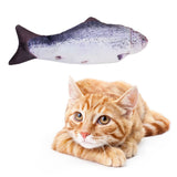 Cat Toys Fish USB Charger Fish Interactive Electric Floppy Fish Cat Toy Realistic Pet Cats Chew Bite Toys Pet Supplies Cats Dog